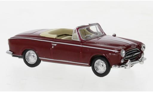 Modelauto Peugeot 403 Cabriolet rood fonc&Atilde;&copy; 1957 1/87 Norev