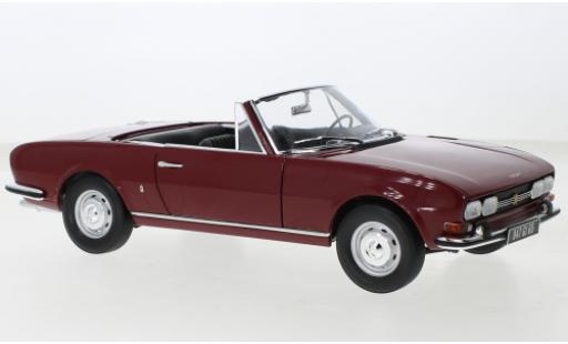 Modelauto Peugeot 504 Cabriolet rood fonc&Atilde;&copy; 1969 1/18 Norev