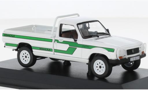 Modelauto Peugeot 504 Pick Up 4x4 Dangel wit/D&Atilde;&copy;corer 1985 1/43 Norev