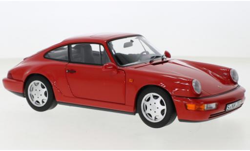 Modelauto Porsche 911 Carrera 2 rood 1990 1/18 Norev
