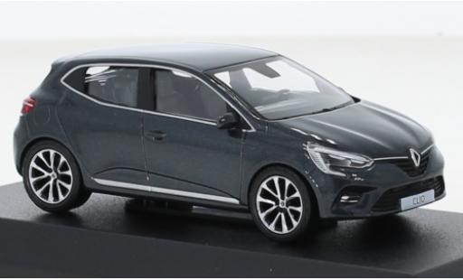 Modelauto Renault Clio Base metallic grijs 2019 1/43 Norev