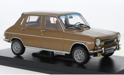 Modelauto Simca 1100 TI metallic bruin 1974 1/18 Norev