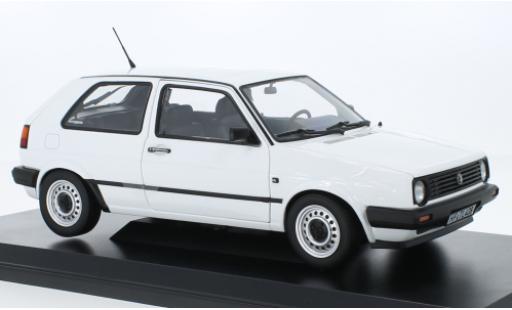 Modelauto Volkswagen Golf Base II CL wit 1988 1/18 Norev