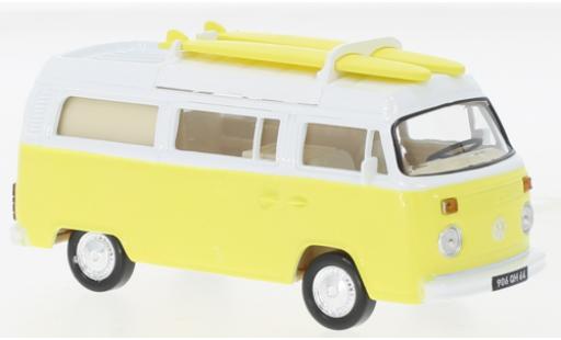 Modelauto Volkswagen T2 B Camper Van geel 1973 1/43 Norev