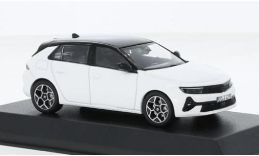 Modelauto Opel Astra Base L wit/zwart 2022 1/43 Norev