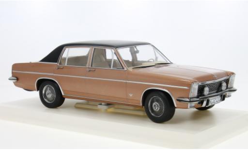 Modelauto Opel Diplomat A Base A V8 bronze/zwart 1969 1/18 Norev