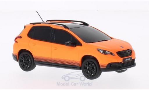 Modelauto Peugeot 2008 Base mat-oranje 2013 1/43 Norev