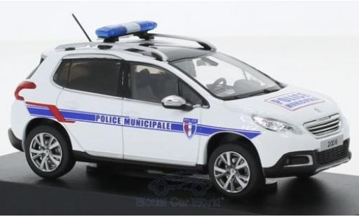Modelauto Peugeot 2008 Base Politie Municipale Politie (F) 2013 1/43 Norev