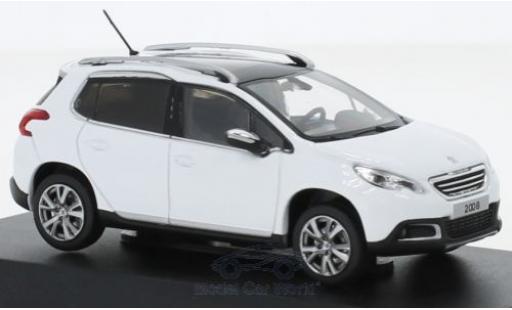 Modelauto Peugeot 2008 Base wit 2013 1/43 Norev