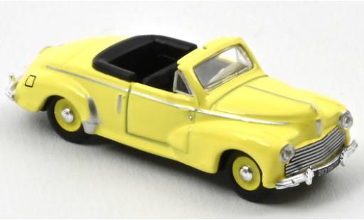 Modelauto Peugeot 203 Cabriolet geel 1952 1/87 Norev