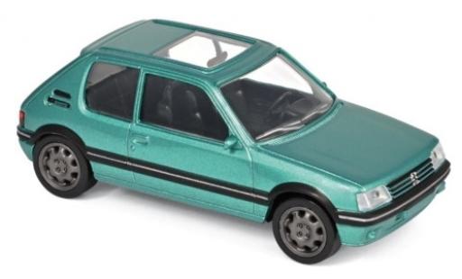 Modelauto Peugeot 205 GTI metallic groen 1992 Jetcar 1/43 Norev