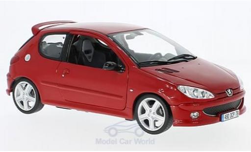 Modelauto Peugeot 206 RC rood 2003 1/18 Norev
