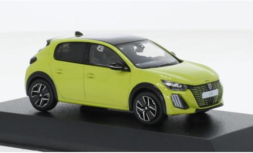 Modelauto Peugeot 208 GT metallic geel 2024 1/43 Norev