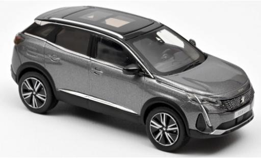 Modelauto Peugeot 3008 GT metallic grijs 2020 1/43 Norev