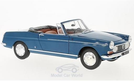 Modelauto Peugeot 404 Cabriolet blauw 1967 1/18 Norev