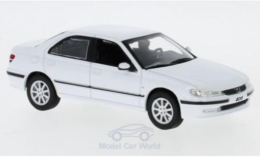 Modelauto Peugeot 406 Base wit 2003 1/43 Norev