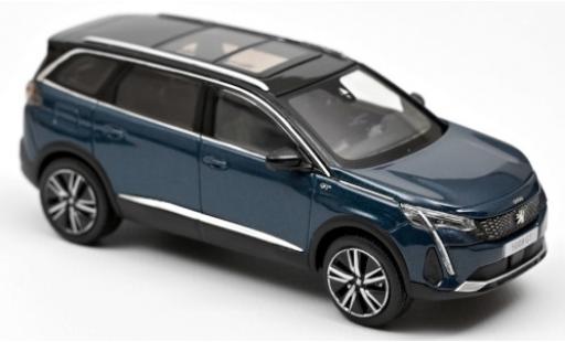 Modelauto Peugeot 5008 GT metallic blauw 2020 1/43 Norev