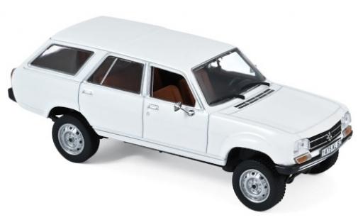 Modelauto Peugeot 504 Break Stationwagen Dangel wit 1980 1/43 Norev