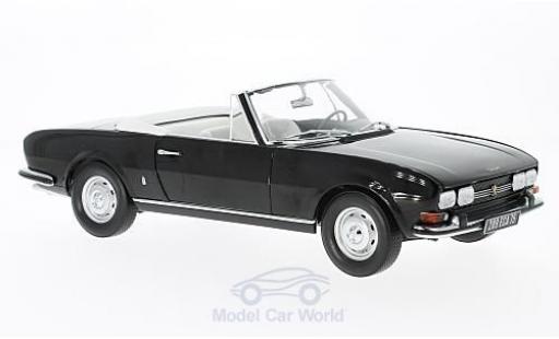 Modelauto Peugeot 504 Cabriolet zwart 1971 SoftTop liegt bei 1/18 Norev