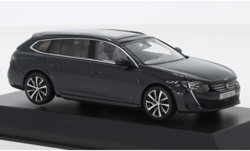 Modelauto Peugeot 508 SW grijs 2018 1/43 Norev