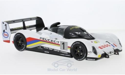 Modelauto Peugeot 905 1992 No.1 24h Le Mans Y.Dalmas/D.Warwick/M.Blundell 1/18 Norev