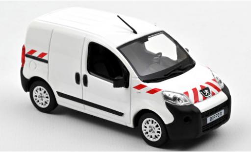 Modelauto Peugeot Bipper Base wit/Dekor 2009 1/43 Norev