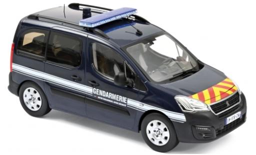 Modelauto Peugeot Partner Base Gendarmerie (F) 2018 1/18 Norev
