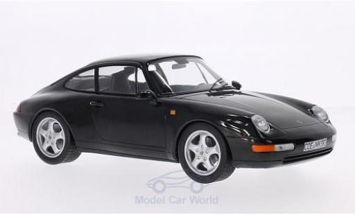 Modelauto Porsche 911 SC Carrera metallic zwart 1 1/18 Norev