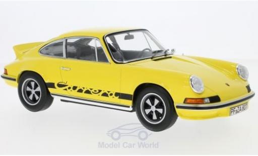 Modelauto Porsche 911 SC RS Touring geel/zwart 1973 1/18 Norev