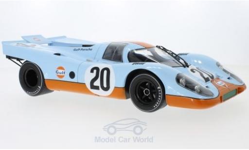 Modelauto Porsche 917 1970 K No.20 Gulf 24h Le Mans J.Siffert/B.Redman 1/12 Norev