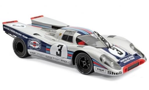 Modelauto Porsche 917 1971 K RHD No.3 Martini & Rossi Racing Team 12h Sebring V.Elford/G.Larousse 1/12 Norev