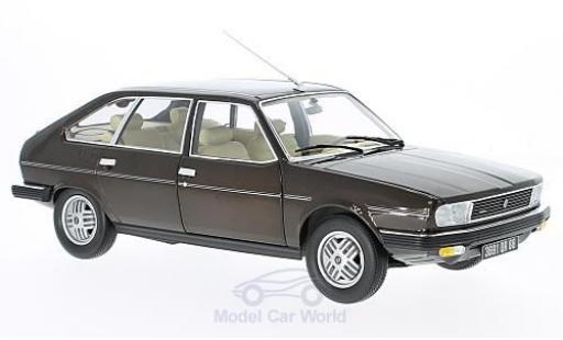 Modelauto Renault 30 TX metallic bruin 1981 1/18 Norev