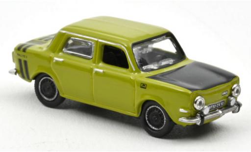 Modelauto Simca 1000 Rallye 2 Rally 2 groen/zwart 1974 1/87 Norev