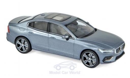 Modelauto Volvo S60 Base metallic grijs 2018 1/43 Norev