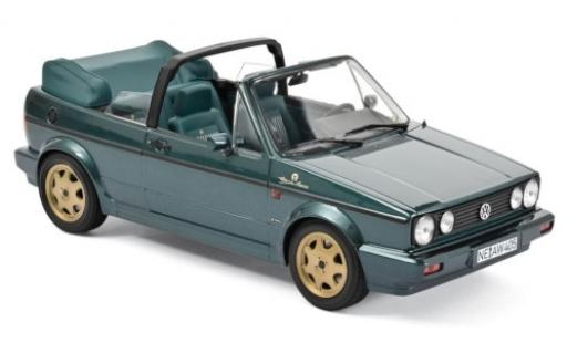 Modelauto Volkswagen Golf Cabriolet I Etienne Aigner metallic groen 1990 1/18 Norev