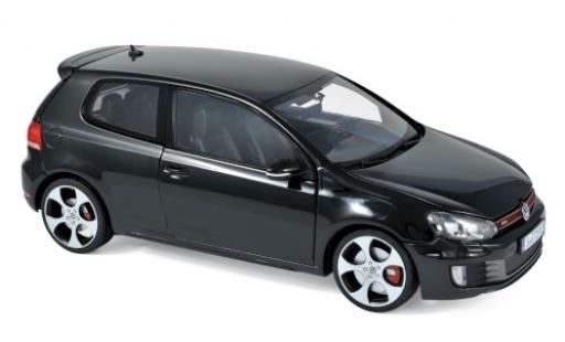 Modelauto Volkswagen Golf GTI VI zwart 2009 1/18 Norev