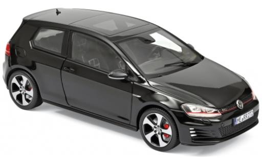 Modelauto Volkswagen Golf GTI VII zwart 2013 1/18 Norev