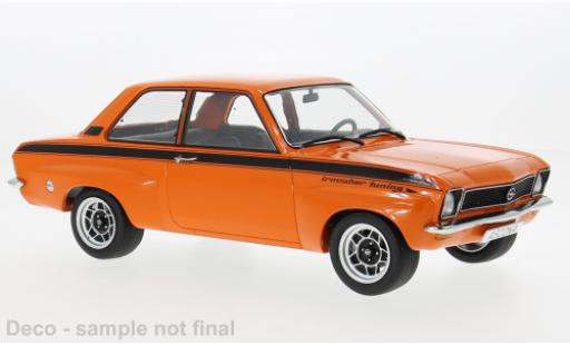 Modelauto Opel Ascona A Base A oranje/zwart 1973 1/18 MCG