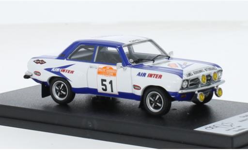 Modelauto Opel Ascona A Rally A WM San Remo 1974 #51 A.Errani/V.Laverne 1/43 Trofeu