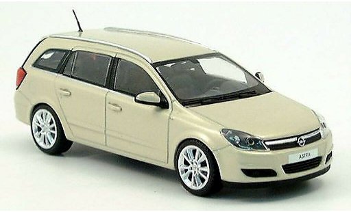 Opel Astra Caravan 1/43 Minichamps H beige 2004 modelauto