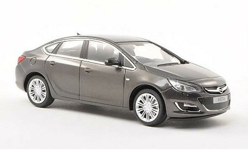 Opel Astra Limousine 1/43 Minichamps J Sedan grijs 2012 modelauto
