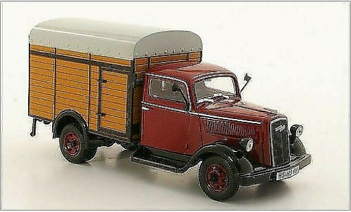 Opel Blitz Base 1/43 Norev rood 1949 modelauto