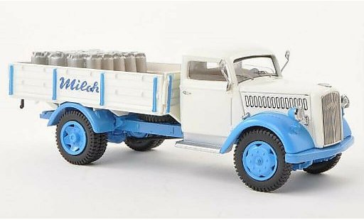 Opel Blitz Base 1/43 Schuco laadbaknwagen Milchhof modelauto