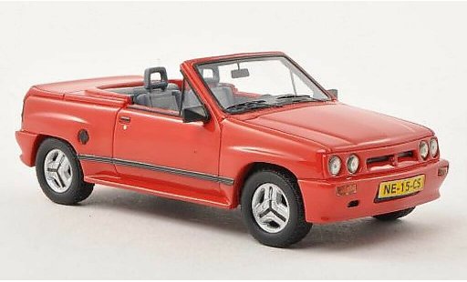 Opel Corsa Spider Irmscher i120 1/43 Neo rood 1985 modelauto