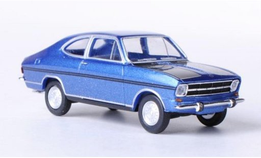Opel Kadett B B 1/87 Herpa Coupe Rally blauw/zwart modelauto