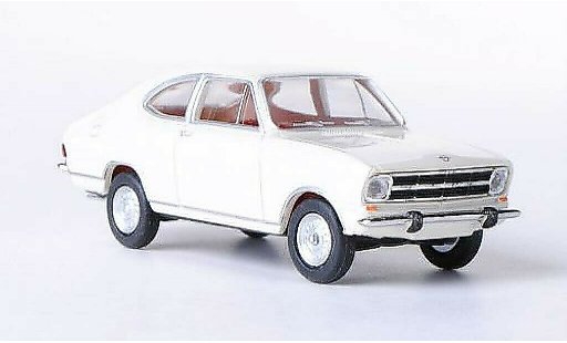 Opel Kadett B B 1/87 Herpa Coupe wit modelauto