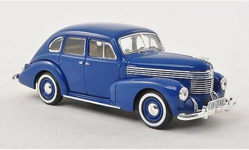 Opel Kapitan II. Baureihe 1/43 IXO blauw 1950 modelauto