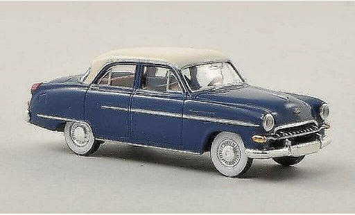 Opel Kapitan 1954 1/87 Brekina blauw/beige modelauto