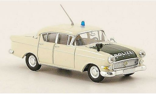 Opel Kapitan P2.5 1/87 Brekina P 2.5 Politie wit/groen modelauto