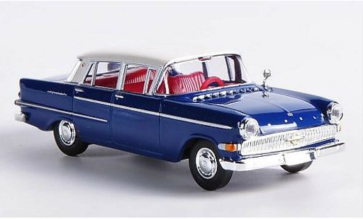Opel Kapitan P2.6 1/87 Brekina blauw/wit modelauto